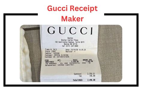 how to get gucci receipt|Gucci receipt generator online.